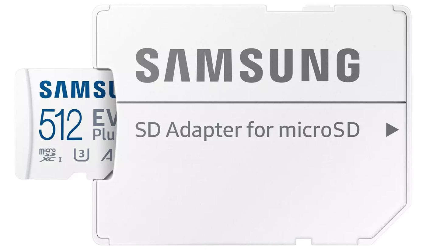 Samsung EVO Plus microSD Card 512GB 160MB/s + SD Adapter -New&sealed