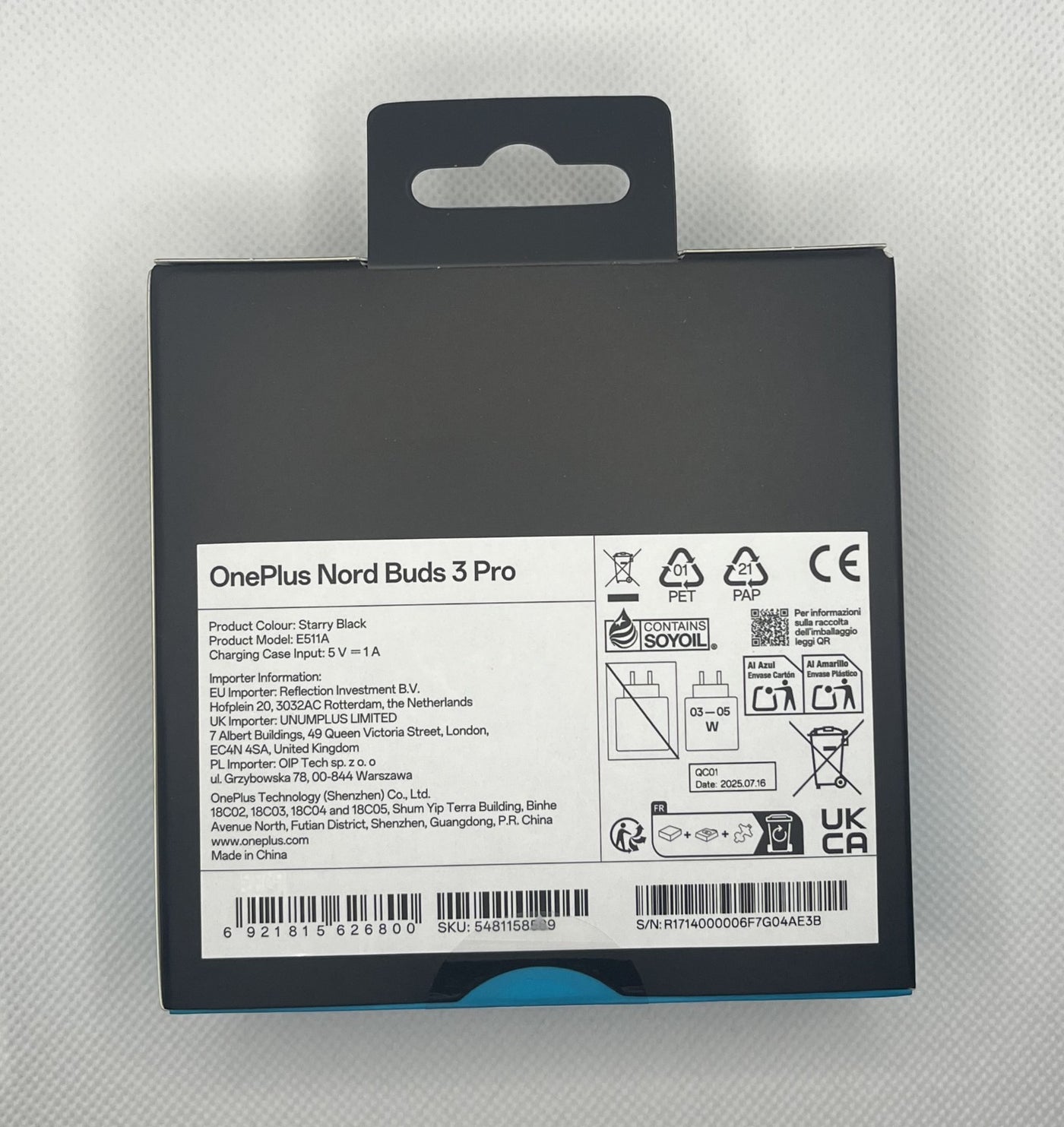 OnePlus Buds 3 Pro, Starry Black - New&Sealed