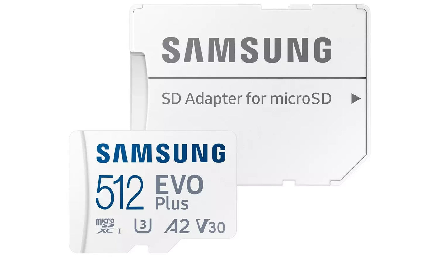 Samsung EVO Plus microSD Card 512GB 160MB/s + SD Adapter -New&sealed