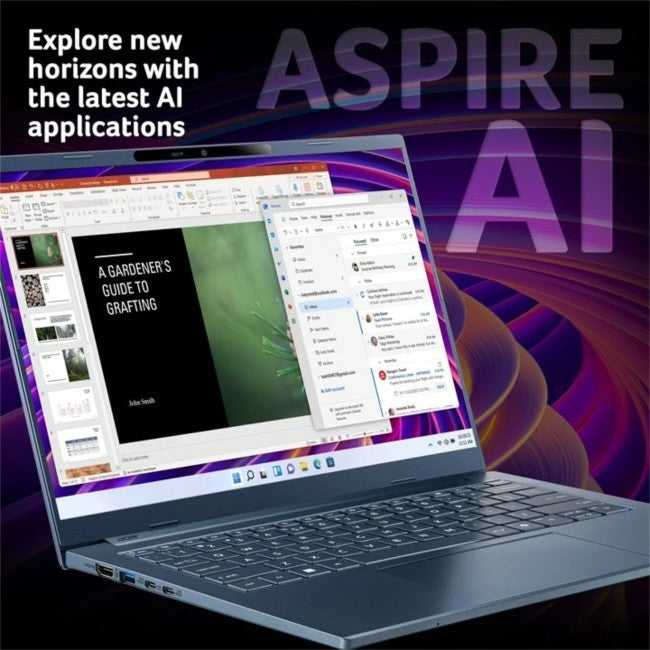 ACER Aspire 14 AI 14" Laptop- Snapdragon X 16GB RAM 512GB SSD (NX.JP3EK.002)-NEW