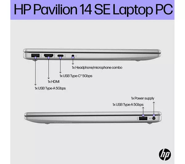 HP Pavilion SE 14-ep0529sa 14" Laptop - Intel® Core™ i5, 8GB, 256GB - New&Sealed