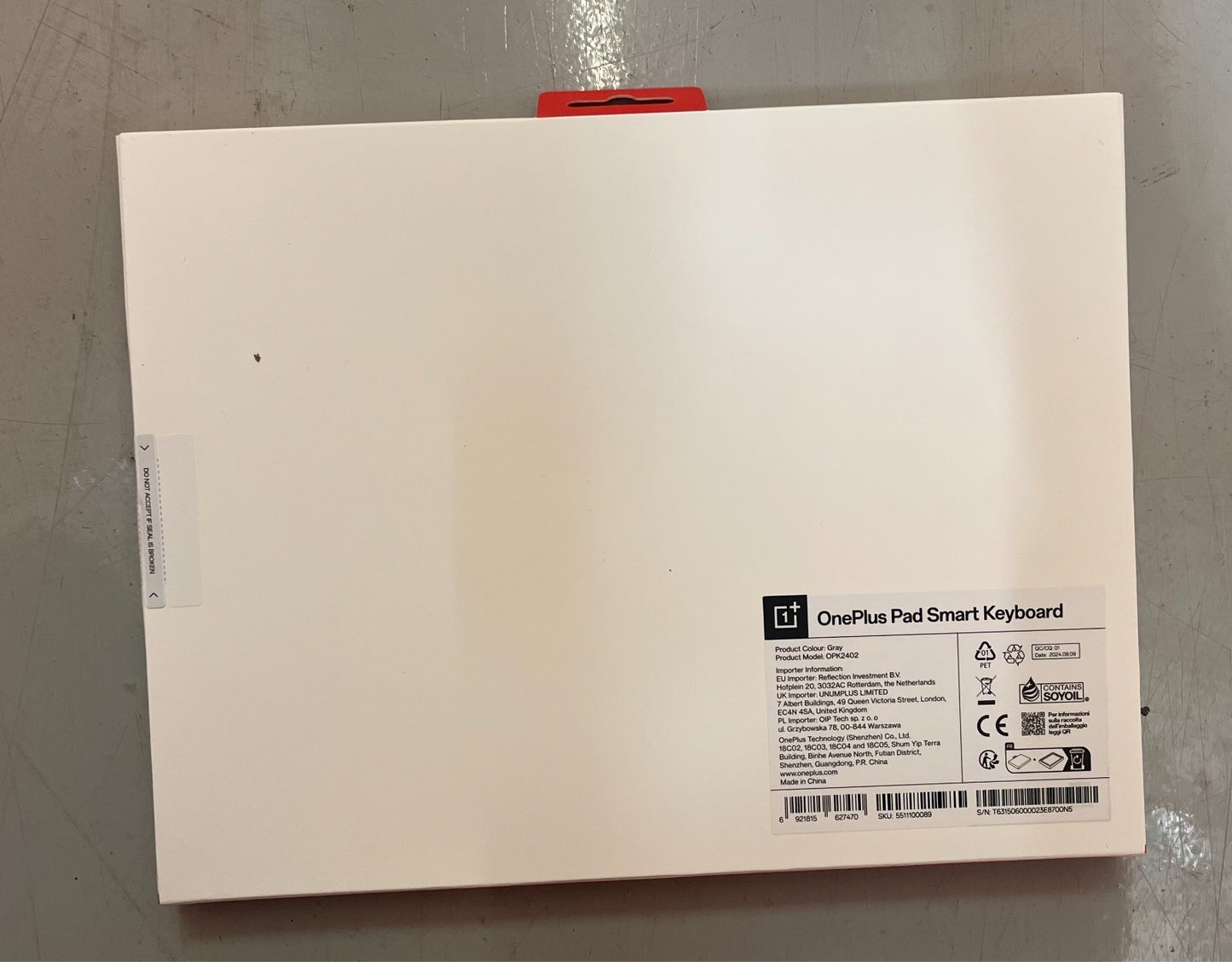 OnePlus Pad QWERTY Smart Keyboard OnePlus pad 2 - New&Sealed