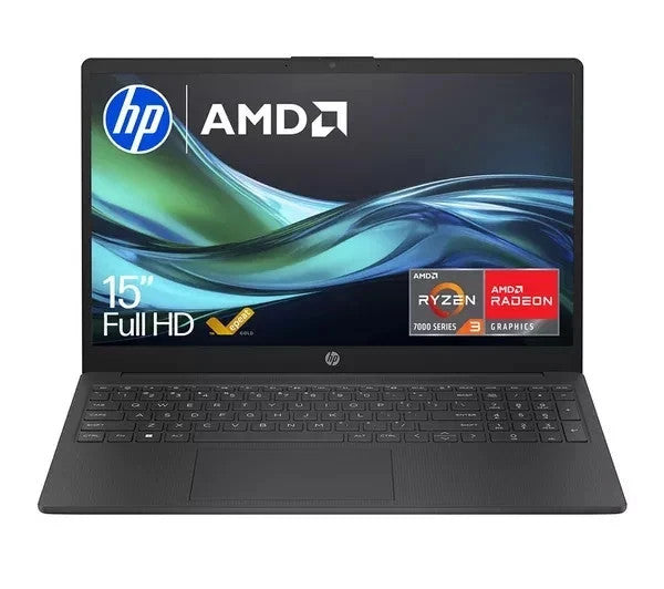 HP 15-fc0537sa 15.6" Laptop - AMD Ryzen 5 7520U, 8GB RAM, 512GB SSD -New&Sealed