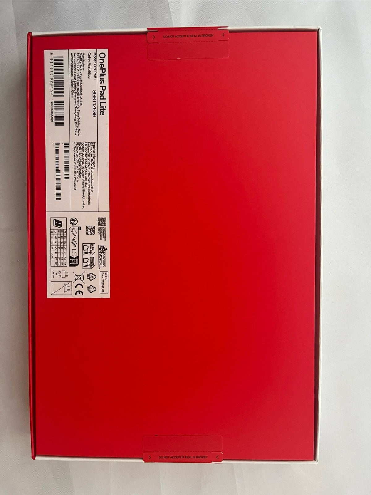 OnePlus Pad Lite 4G Cellular Tablet 11" + Folio 8GB+128GB - UK Version - New