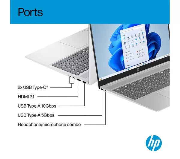 HP 16" Laptop OmniBook 5 16 Intel Core i5-1334U 16GB RAM 512 GB SSD  16-BA1502SA