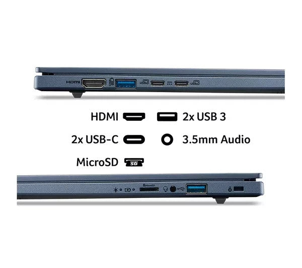 ACER Aspire 14 AI 14" Laptop- Snapdragon X 16GB RAM 512GB SSD (NX.JP3EK.002)-NEW