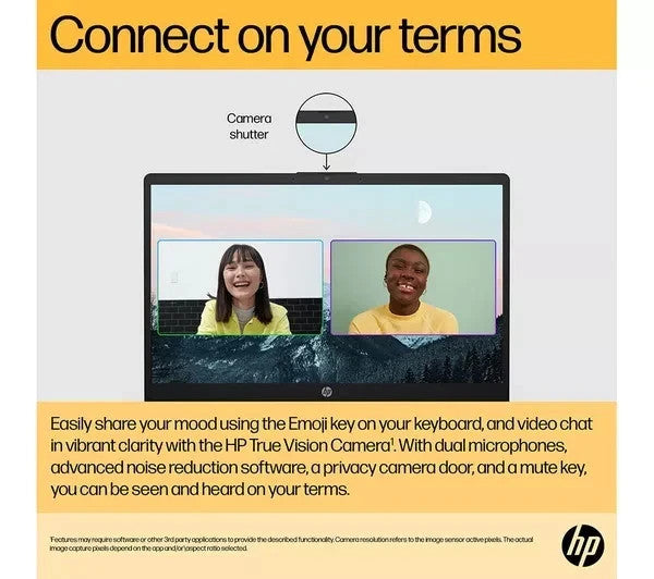 HP 15-fc0537sa 15.6" Laptop - AMD Ryzen 5 7520U, 8GB RAM, 512GB SSD -New&Sealed