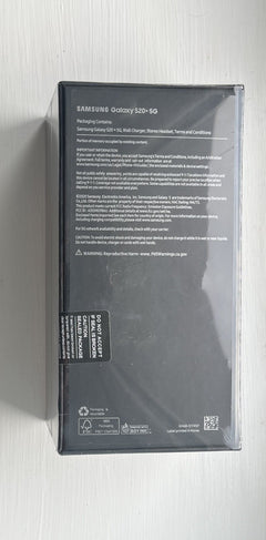 Samsung Galaxy S20 Plus 5G Black 12GB RAM 128GB (Unlocked) - New&Sealed