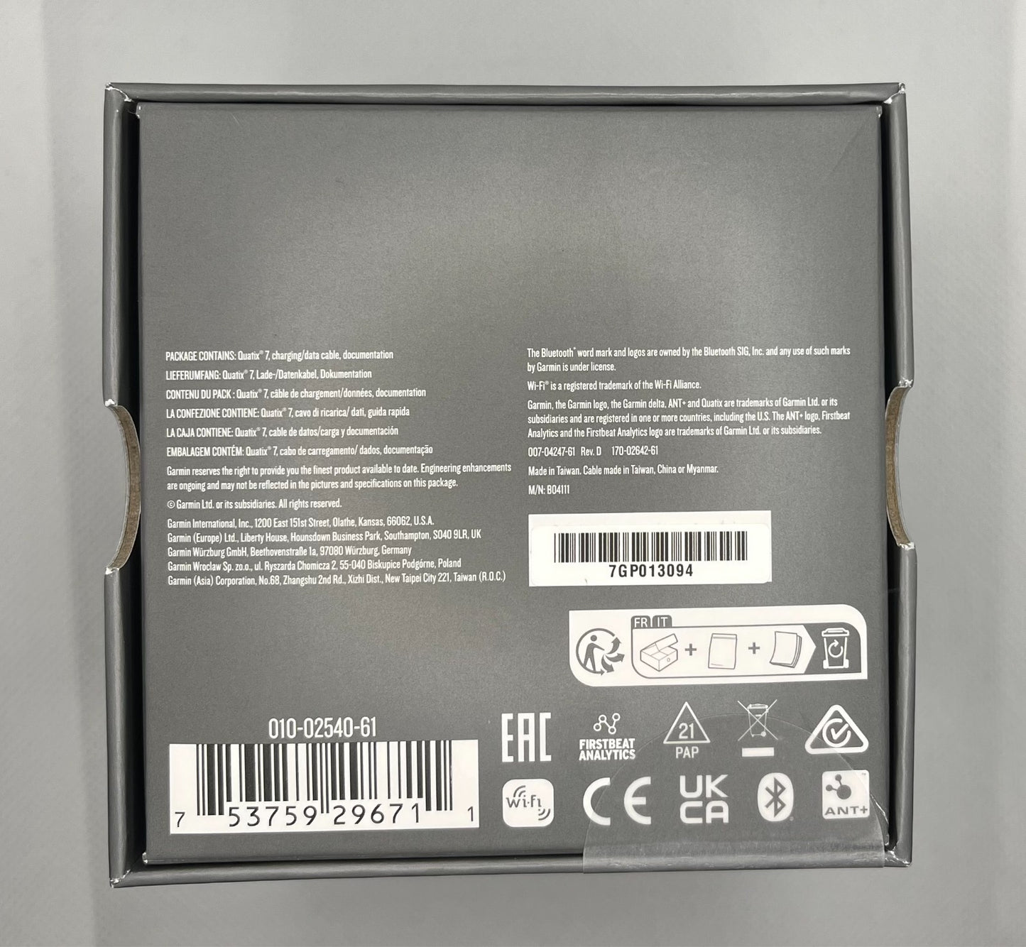 Garmin Quatix 7 Ultimate Marine Watch 47mm Smartwatch New&Sealed 2 year warranty