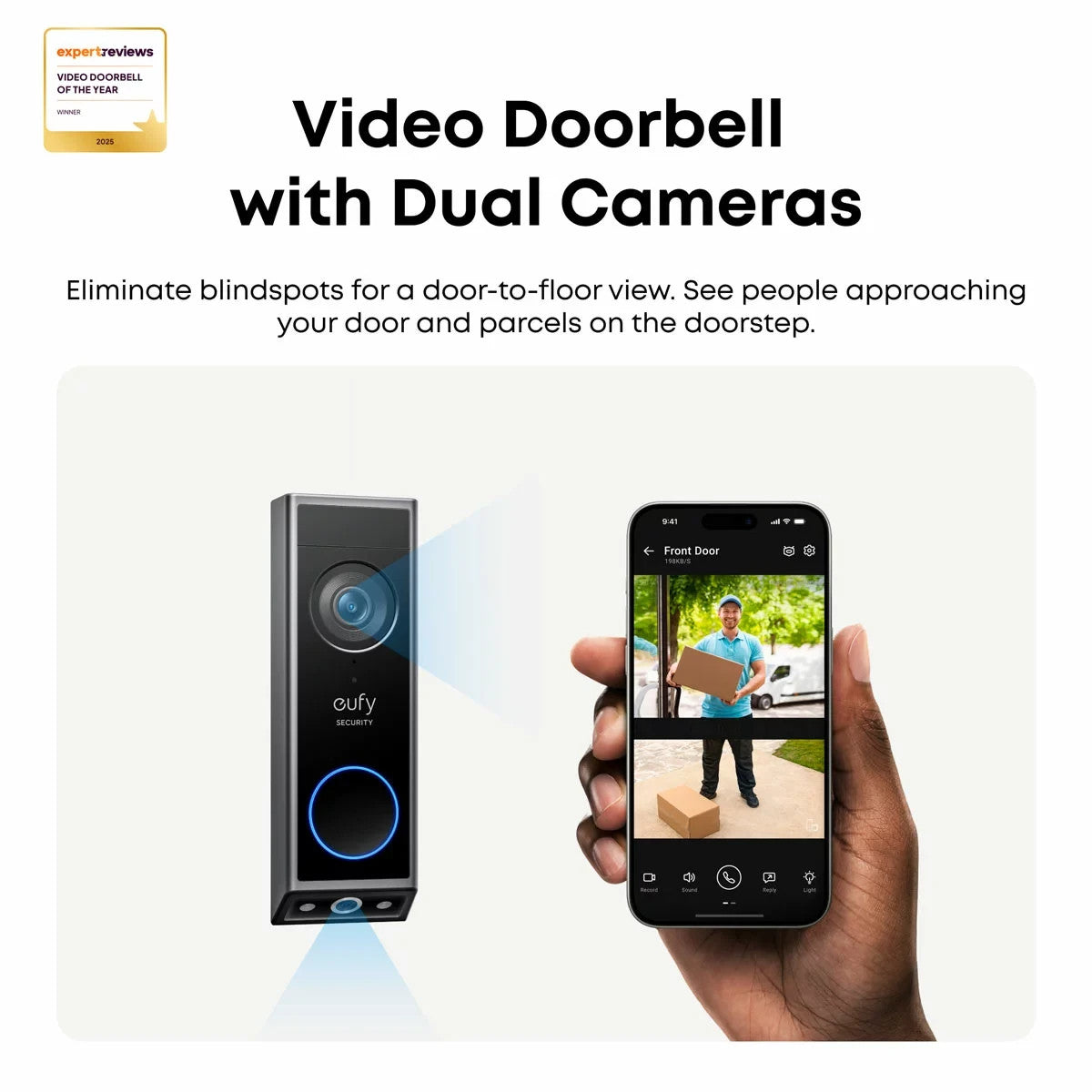 Eufy Video Doorbell E340 with chime 8GB Local Storage 2K Full HD -New&Sealed