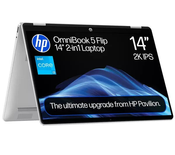 HP OmniBook 5 Flip 14" Laptop -Intel Core i3, 8GB, 512GB, Touchscreen-New&Sealed