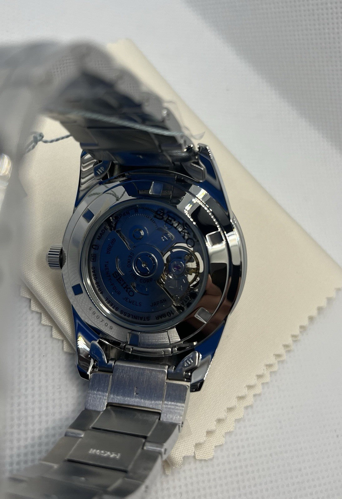 Seiko Selection Open Heart SCVE053 Automatic Stainless Steel Watch-New W Papers