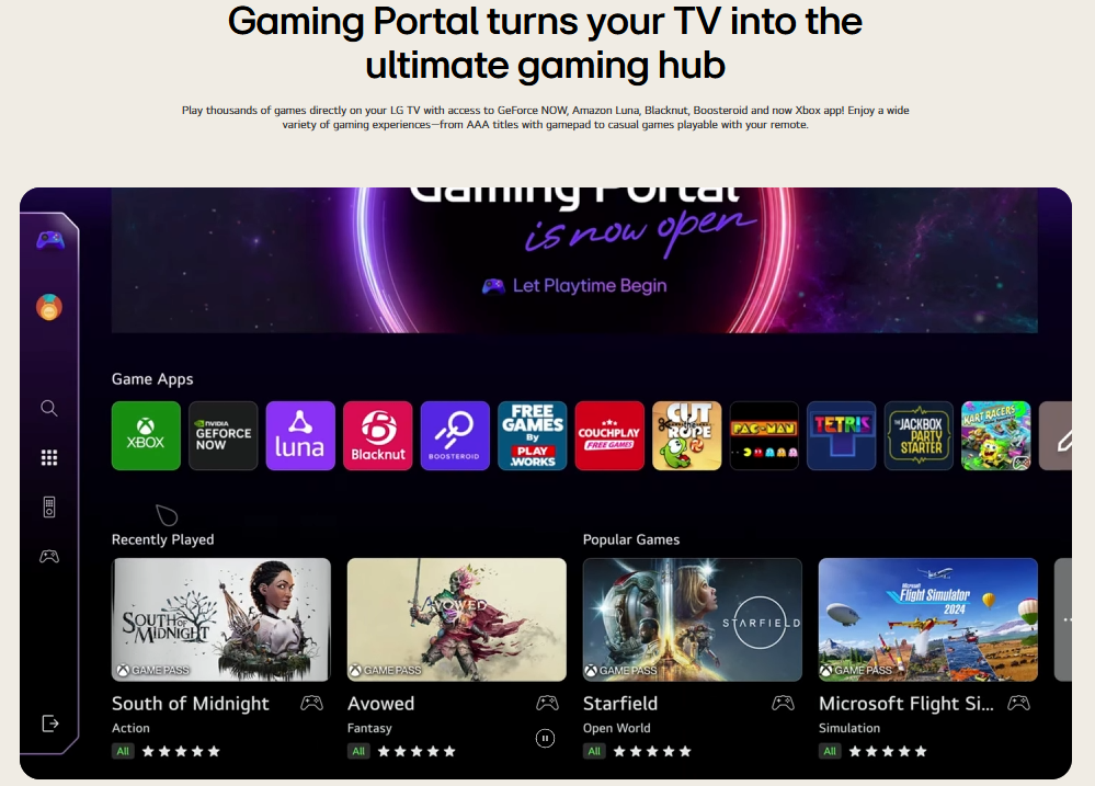 LG 65" OLED evo AI 4K Smart TV 2025 (OLED65C56LB) -New&Sealed