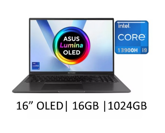 ASUS Vivobook S16 OLED 16" Laptop - Intel i9 13900H-16GB RAM 1TB SSD-New&Sealed