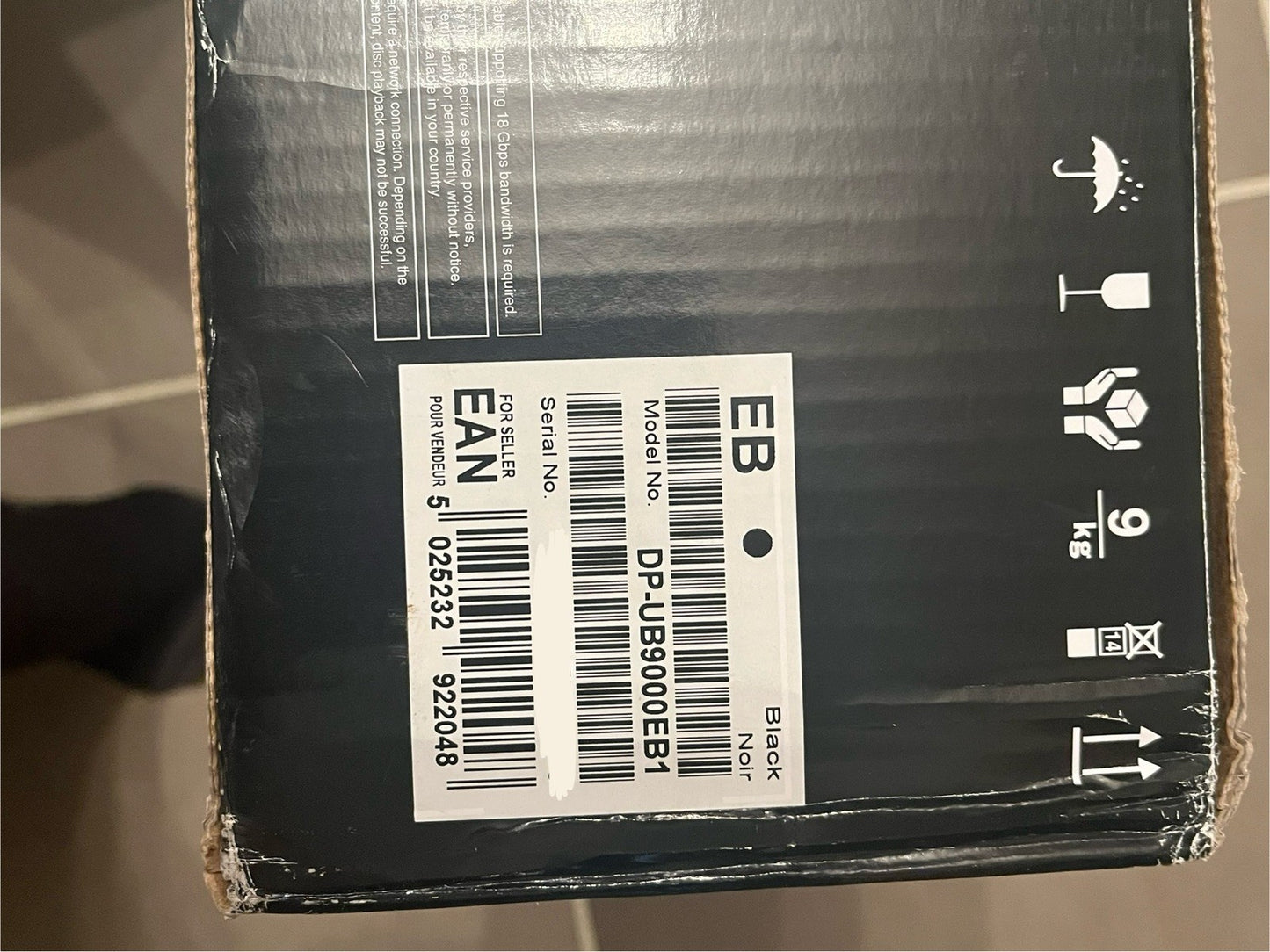 Panasonic DPUB9000EB1 Blu-ray Player 4K Ultra HD - New&Sealed