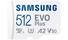 Samsung EVO Plus microSD Card 512GB 160MB/s + SD Adapter -New&sealed