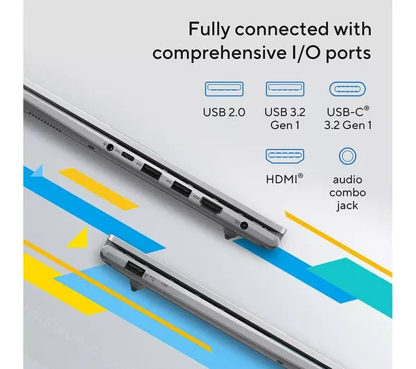 ASUS Vivobook 14 Intel Core 5 120U 14" Laptop 16GB 512GB SSD W11 X1404VA-EB1154W