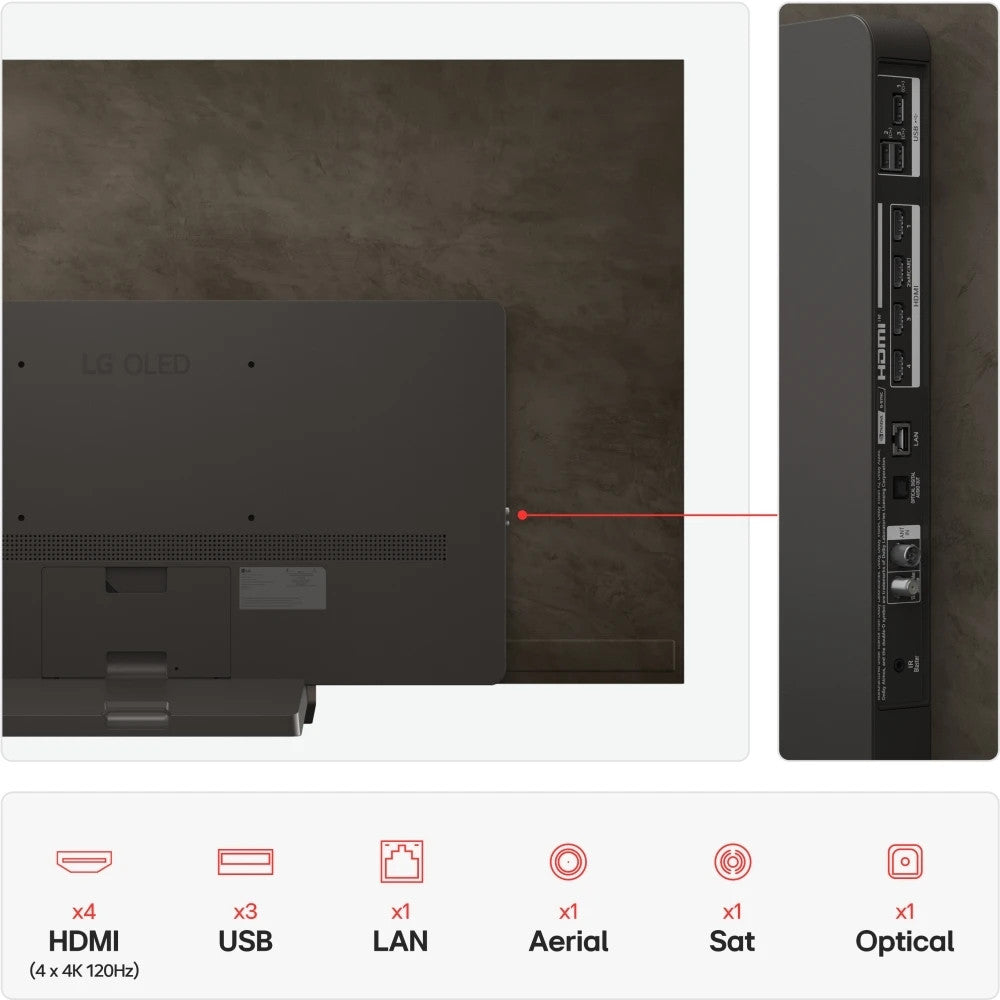 LG 65" OLED evo AI 4K Smart TV 2025 (OLED65C56LB) -New&Sealed