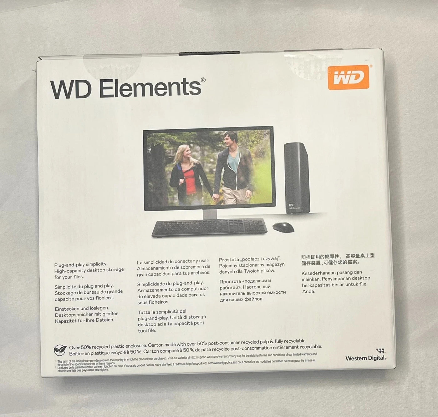 Western Digital Elements 20TB WD  - External Hard Drive (WDBWLG0200HBKEESN)