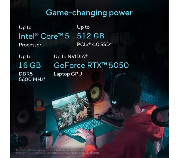 ASUS V16 Gaming Intel Core 5 210H 16GB 512GB SSD GeForce RTX 5050 16 I K3607VH