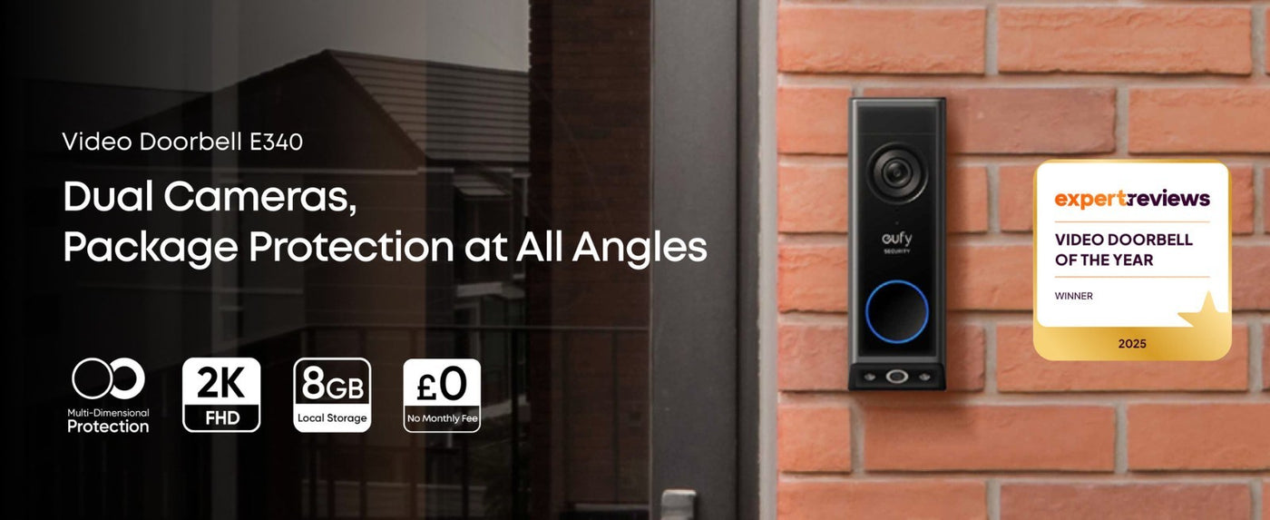 Eufy Video Doorbell E340 with chime 8GB Local Storage 2K Full HD -New&Sealed