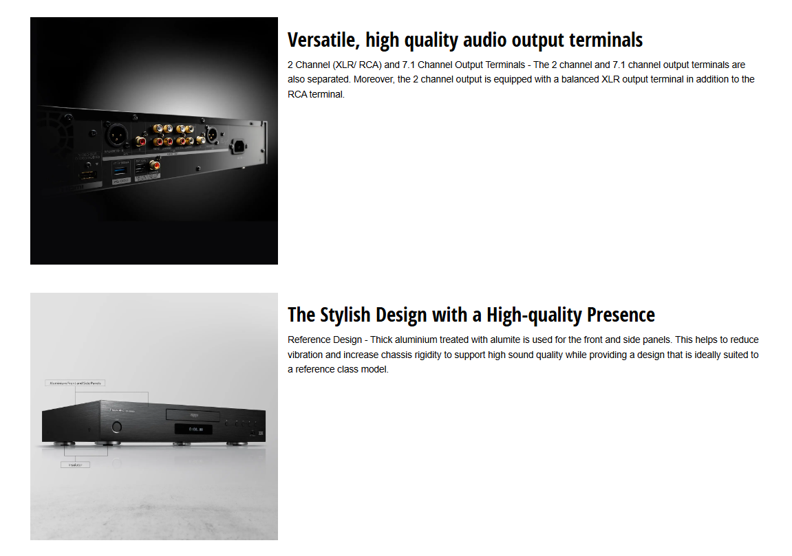 Panasonic DPUB9000EB1 Blu-ray Player 4K Ultra HD - New&Sealed