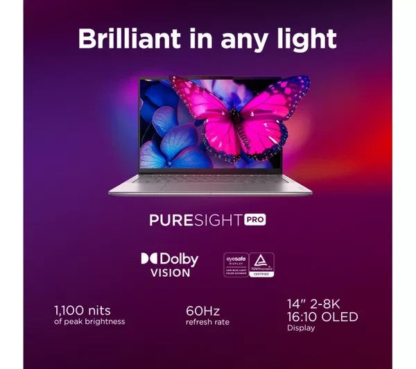 Lenovo Yoga Slim 7 14" 2k OLED Laptop Intel Ultra 5 226V 16GB RAM 512GB SSD W11