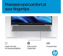 HP OmniBook 7 AI 14" OLED Laptop  Intel Core Ultra 5 16GB RAM 512 GB SSD, Silver