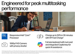 HP OmniBook 5 16" 2K Laptop - Intel Core i3, 8GB RAM, 512GB SSD - New&Sealed