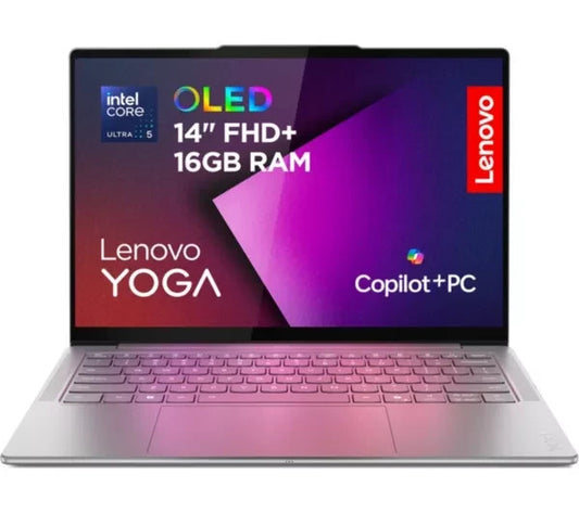 Lenovo Yoga Slim 7 14" 2k OLED Laptop Intel Ultra 5 226V 16GB RAM 512GB SSD W11