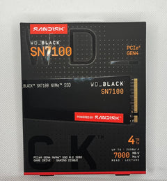 WD_BLACK SN7100 4TB Nvme SSD, M.2 2280, Read Speed 7000 Mb/S -New&Sealed