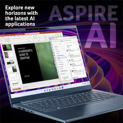 ACER Aspire 14 AI 14" Laptop- Snapdragon X 16GB RAM 512GB SSD (NX.JP3EK.002)-NEW