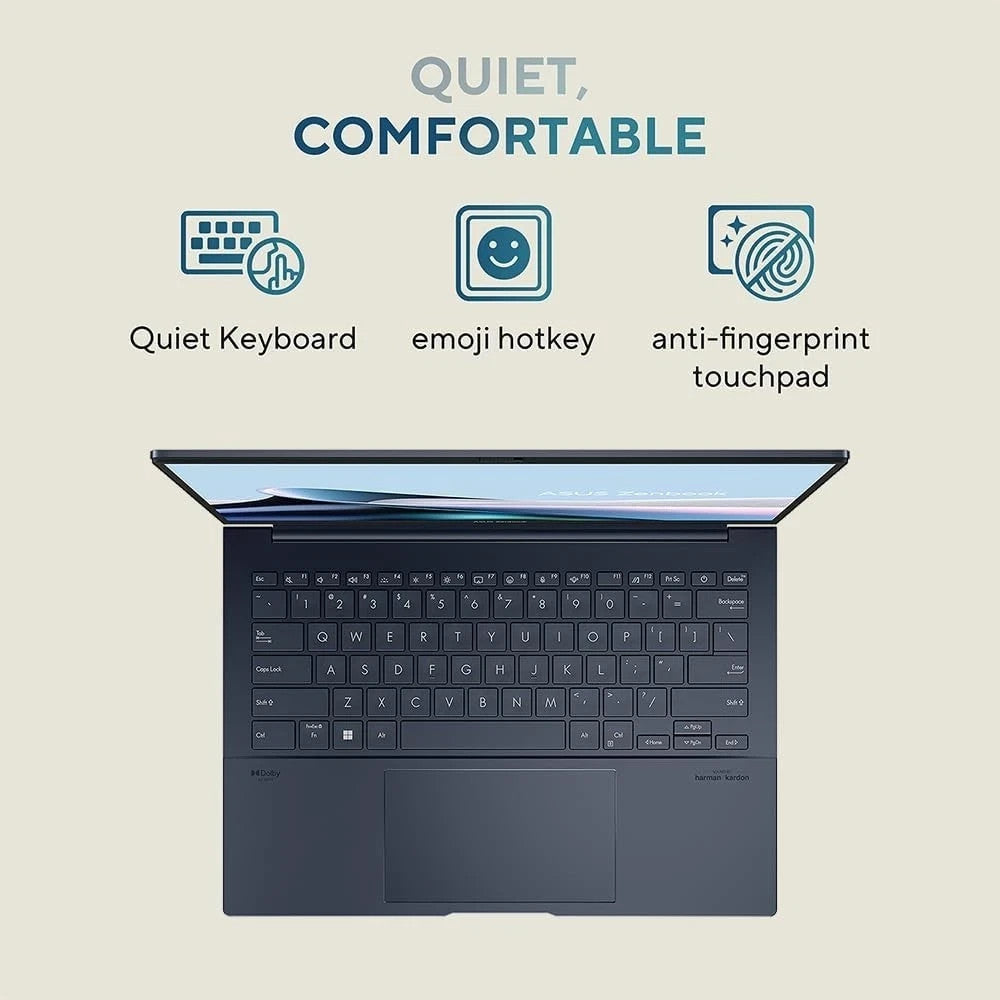 ASUS Zenbook 14 2K OLED Touchscreen Laptop - Intel Ultra 9 285H 32GB RAM 1TB SSD