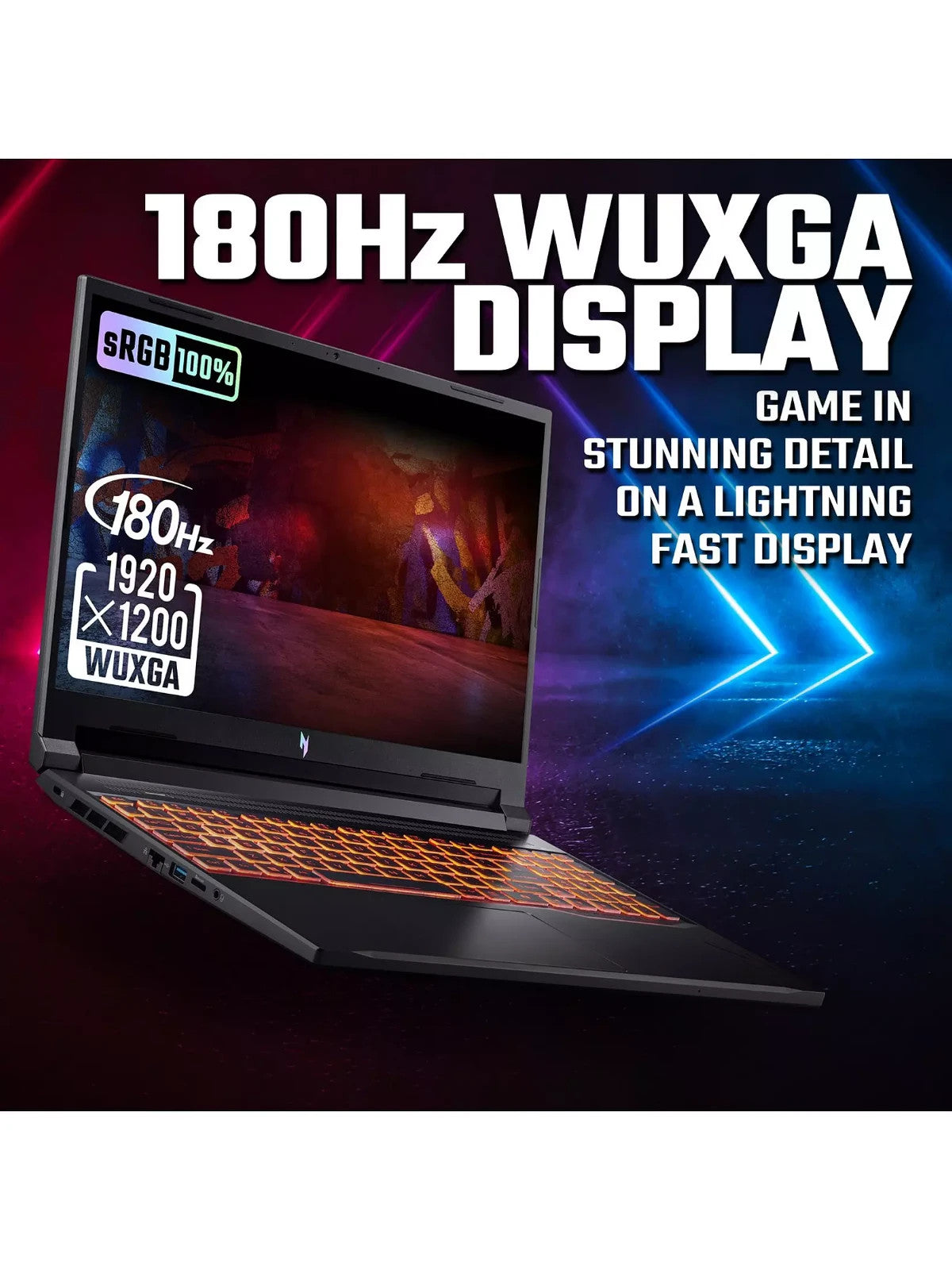 Acer Nitro V16 16" Laptop AMD Ryzen 7 260 16GB RAM 1TB SSD 180Hz NH.QYYEK.002
