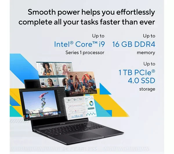 ASUS Vivobook 16 OLED 16" Laptop - Intel Core i9 13900H 16GB RAM 1TB SSD X1605VA
