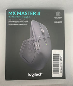 LOGITECH MX Master 4 Wireless Bluetooth Mouse 8K DPI - Graphite NEW
