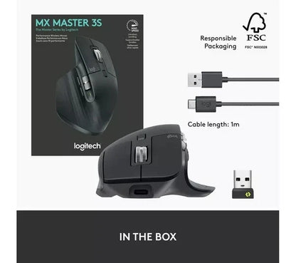 Logitech MX Master 3s Wireless Mouse -New & Sealed